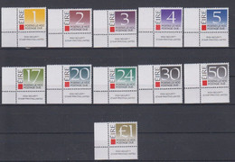 IERLAND - Michel - 1988 - Nr 35/45 - MNH** - Timbres-taxe
