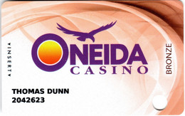 Lot De 2 Cartes : Oneida Bingo & Casino WI USA - Carte Di Casinò