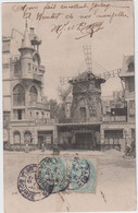 PARIS - Le Moulin Rouge  ( - Timbre à Date De 1903 ) - Arrondissement: 18