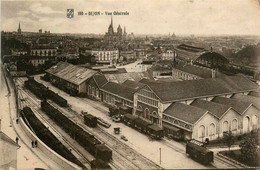 Dijon * Vue Générale * La Gare * Ligne Chemin De Fer * Train Wagons - Dijon