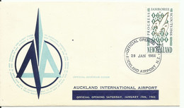 NUEVA ZELANDA, CARTA CONMEMORATIVA  AUCKLAND AIRPORT   AÑO  1966 - Lettres & Documents