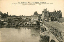Durtal * Pont , Route Et Château Du XVIème Siècle - Durtal