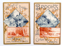 Kalender Calendrier 1893 - Pub Reclame Brook's Coton à Coudre - Small : ...-1900