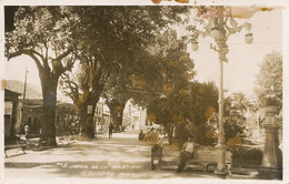 Real Photo Uruapan  Jardin De Los Martires Banco Obsequio Leopoldo Arias - Mexique