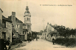 Savenay * Rue Et La Montée De L'église * Villageois - Savenay