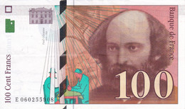 BILLETE DE FRANCIA DE 100 FRANCS DEL AÑO 1998 DE CEZANNE SERIE E CALIDAD MBC (VF)  (BANKNOTE) - 100 F 1997-1998 ''Cézanne''