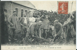 CAMP DE COETQUIDAN - Prisonniers Allemands Au Travail - Guer Coetquidan