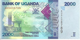 Uganda P-50  2000 Sillings  2010  UNC - Uganda