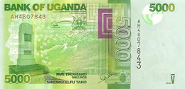 Uganda P-51  5000 Sillings  2010  UNC - Uganda
