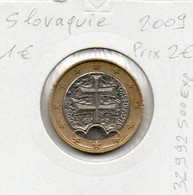 SLOVAQUIE    1,00 €    2009    32 992 500  Exp       Etat :voir Scan - Slovaquie