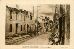 Oradour Sur Glane * La Rue Principale Du Village * Bombardements Guerre War - Oradour Sur Glane