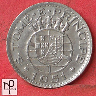 SAINT THOMAS Y PRINCIPE 1 ESCUDO 1951 -    KM# 11 - (Nº48685) - Santo Tomé Y Príncipe