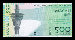 Macao Macau 500 Patacas BNU 2013 Pick 83c(1) SC UNC - Macao