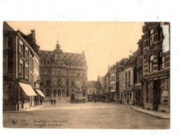 HALLE - Marktplaats En Stadhuis - Verzonden In 1920 - - Halle