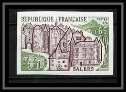 France N°1793 Salers Château (castle) Cantal Non Dentelé ** MNH (Imperf) - Ungezähnt