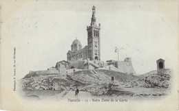 CPA Marseille - Notre Dame De La Garde - Oblitéré à Marseille En 1903 - Notre-Dame De La Garde, Funicolare E Vergine