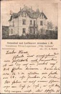 ! 1918 Alte Ansichtskarte Arendsee In Mecklenburg, Villa Sylvana, Hermannstraße, Kühlungsborn - Kuehlungsborn