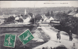 37 METTRAY Vue Générale ,ligne De Chemin De Fer , Passage à Niveau - Mettray