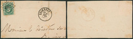 émission 1869 - N°30 Sur DEVANT Obl Pt 107 Eeckeren (1871) - 1869-1883 Leopold II.