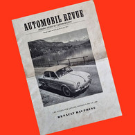 AUTOMOBIL REVUE RENAULT DAUPHINE AR - JOURNAL SUISSE - N°8 - 28 FEVRIER 1957 - Auto/Moto