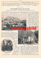 A102 1064 Schellenmarkt Schwarzwald Pfingstbrauch Artikel / Bilder 1906 !! - Autres & Non Classés