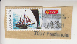 Denemarken Michel-cat Automaat 41 Gestempeld Op Fragment - Automaatzegels [ATM]
