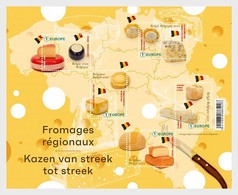 België / Belgium - Postfris/MNH - Sheet Belgische Kazen 2022 - Neufs