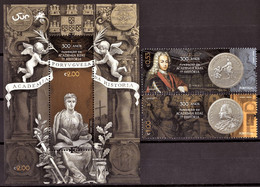 Portugal 2020 -  The 300th Anniversary Of The Royal Academy Of History > Block +s Complete Set -MNH- - Unused Stamps