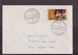 France, Enveloppe Avec Cachet Commémoratif " Centre D'animation Culturelle " Du 6 Mai 1975 à Orléans - Bolli Commemorativi