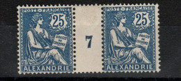 Alexandrie - Egypte _ Millésimes - 25c ( 1907 )-  N°27 - Altri & Non Classificati