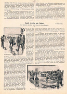 A102 1108 Fritz Bergen Eissport Eissegeln Rodeln Skilauf Artikel / Bilder 1897 !! - Deportes