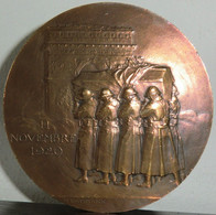 Médaille Bronze 11 Novembre 1920 Au Soldat Inconnu M Dammann - Frankrijk