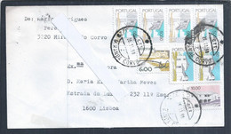 Carta Com Obliteração De Miranda Do Corvo, Coimbra. Stamps Da Casa Da Beira Litoral E Casa Da Estremadura. Letter With O - Covers & Documents