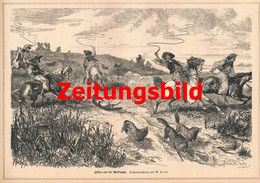 A102 1123 Ungarn Puszta Pußta Csikós Pferdehirten Artikel / Bilder 1882 !! - Andere & Zonder Classificatie