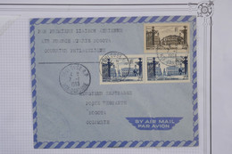 AH4 FRANCE  BELLE LETTRE   1953  IER VOL TOULOUSE  PARIS BOGOTA COLOMBIE +++AEROPHILATELIE+AFF. PLAISANT - 1960-.... Covers & Documents