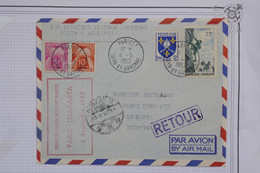 AH4 FRANCE  BELLE LETTRE   1957  IER VOL DIRECT   PARIS DJAKARTA INDONESIA+AIR FRANCE++AEROPHILATELIE+TAXE+AFF. PLAISANT - 1960-.... Brieven & Documenten