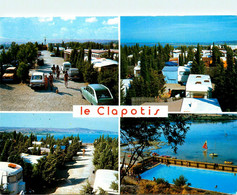 Lapalm * 2 Cp Souvenir Du Camping LE CLAPOTIS * Caravanes Caravaning - Autres & Non Classés