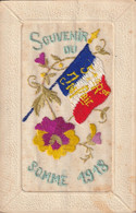 80 SOMME CARTE BRODEE 1918  Souvenir Du 51 E Regiment Infanterie - Non Classificati