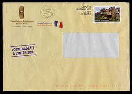 France PAP Fictif Destineo Circulé Aubusson Voir Scan - Private Stationery