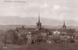 VAUD PAYERNE VUE GENERALE - PERROCHET & DAVID No 233  - Pas Voyagé - Payerne