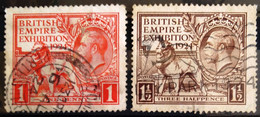 GRANDE-BRETAGNE                         N° 171/172                      OBLITERE - Used Stamps