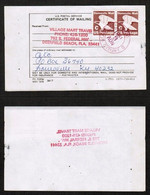 U.S.A.   Scott # 1946 PAIR On "CERTIFICATE Of MAILING" (CONDITION AS PER SCAN) (MISC-20) - Otros