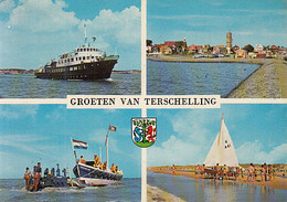 CPA TERSCHELLING- DIFFERENT VIEWS, BEACH, SHIP - Terschelling