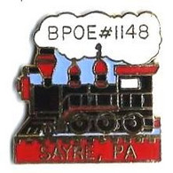 SAYRE PA - BPOE 1148 - LOCOMOTIVE A VAPEUR - S31 - Verso : SM - TGV