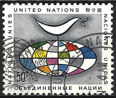 United Nations (New York) 1964 - Mi 106 - YT 124 ( Pigeon On Globe ) - Used Stamps
