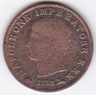 1 Centesimo 1813 M Milano , Napoléon I, En Cuivre , C#1.2 - Napoleoniche