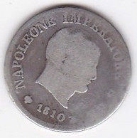 10 Soldi 1810 M Milano , Napoléon I , En Argent, C#6.1 - Napoleonic