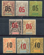 Réunion        72/79  * - Unused Stamps