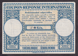 CZECHOSLOVAKIA - Coupon For International Respond, Value 5 Kčs. Cross-out And 6 Written By Hand / As Is On Scans - Otros & Sin Clasificación