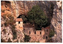 9952 GORGES De GALAMUS L' Ermitage Saint Antoine Niché Dans La Falaise        (recto-verso) 11 Aude - Other & Unclassified